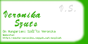 veronika szuts business card